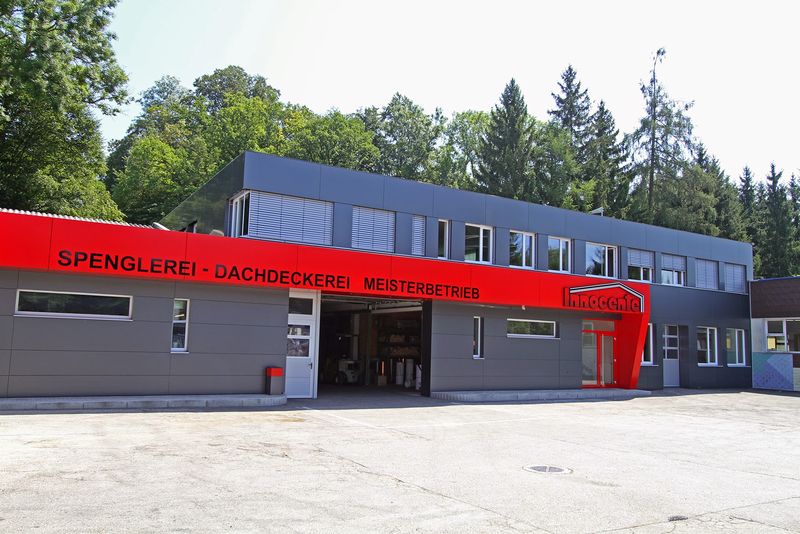 Das jetzige Firmengebäude der Innocente Ges.m.b.H. in Vorchdorf